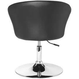 KADIMA DESIGN Design Relaxsessel SPM2.157 Loungesessel Kunstleder Cocktailsessel schwarz, | Gr.: onesize