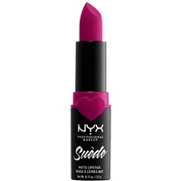 NYX Professional Makeup Suede Matte Lipstick superleichter & pudriger Lippenstift, intensiv mattes Finish, 3, 5 g Clinger
