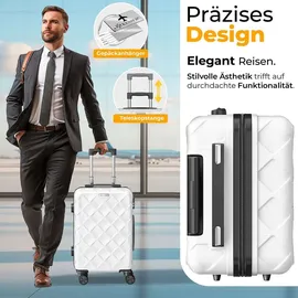 Kesser 4-Rollen Cabin 55 cm / 55 l weiß/robust