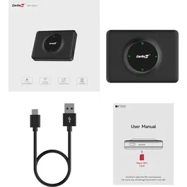 Carlinkit T2C Wireless-Adapter, Schwarz