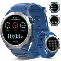 Militär Smartwatch Herren Damen, 1.39''HD Display Fitnessuhr für Outdoor, Herzfrequenz, Schlafmonitor, 110+ Sportmodi , IP68 Wasserdicht Sportuhr, 30 Tage Akkulaufzeit, Schrittzähler für Android iOS