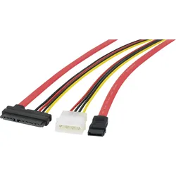 Renkforce Festplatten Anschlusskabel [1x SATA-Buchse 7pol., IDE-Strom-Stecker 4pol. - 1x  RF-4212171