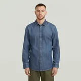 G-Star Clean Slim Hemd - Mittelblau - Herren - XXL