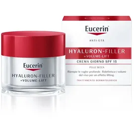 Eucerin Hyaluron-Filler + Volume-Lift Tagespflege Creme für trockene Haut LSF 15 50 ml