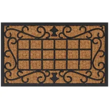 vidaXL Fußmatte 45 x 75 cm Braun