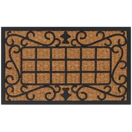 vidaXL Fußmatte 45 x 75 cm Braun