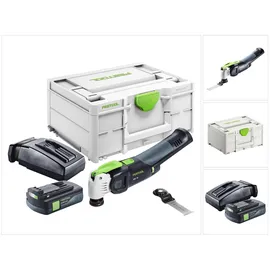 Festool VECTURO OSC 18 E-Basic Akku Oszillierer 18 V Starlock Max Brushless + 1x Akku 3,0 Ah + Ladegerät + Systainer