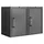 primeyard Mülltonnenbox 168 x 84 x 120 cm anthrazit