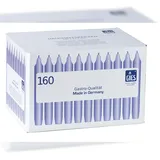 Gies Kerzen Haushaltskerzen 19,4 cm 160 St. weiß