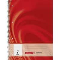 Brunnen Collegeblock Vivendi A4 Lin. 7 rot