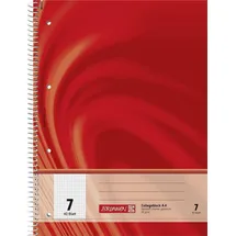Brunnen Collegeblock Vivendi A4 Lin. 7 rot