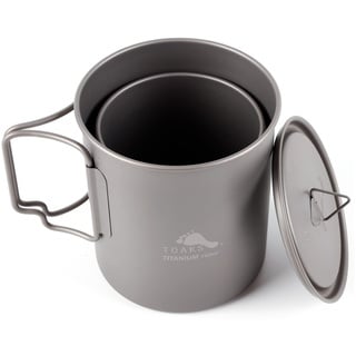 TOAKS Titan Topf 750 ml und Camping Tasse 450 ml Kombi-Set