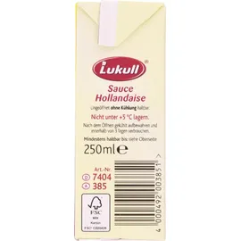 Unilever Deutschland Sauce Hollandaise perfekt zu Spargel und Gemüse 250 ml