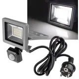 ChiliTec LED Aussenstrahler IP44 inkl. 1,5 m Kabel grau/schwarz