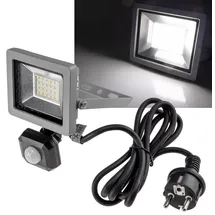 ChiliTec LED Aussenstrahler IP44 inkl. 1,5 m Kabel grau/schwarz