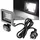 ChiliTec LED Aussenstrahler IP44 inkl. 1,5 m Kabel grau/schwarz