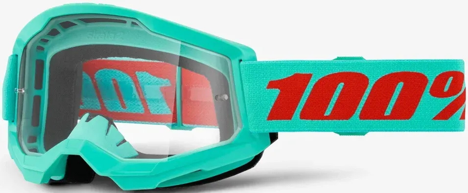 100% Strata 2 Essential Motocross Brille, blau für Männer