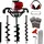 MONSTER SHOP 52cc Benzin Erdbohrer