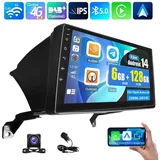 ESSGOO 6+128G Für Opel Astra H 2006-14 Android 14 Carplay Autoradio GPS NAVI Autoradio (DAB (optional), DAB+ (optional), 4G LTE, RDS, AM, FM, 6GB+128GB, Carplay Android Auto Bluetooth EQ USB GPS Navi WIFI Touchscreen) schwarz