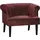 Atlantic Home Collection Sessel »Charlie«, Loungesessel mit Wellenunterfederung rot