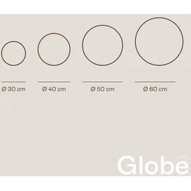 s.luce Globe pro Garten Außenkugel Kunststoff Ø 60 cm 1 Stück weiß