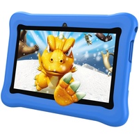 Kinder Tablet 7 Zoll MASKJET Tablet Kinder HD-Display Android 11 Tablet für Kinder Kleinkind Tablet Kinder Erziehen Tablet mit WiFi Bluetooth Dual Kamera Kinder Tablet 2GB + 16GB Kindersicherung(Blau)