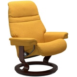 Stressless Stressless® Relaxsessel »Sunrise«, mit Classic Base, Größe S, Gestell Braun gelb