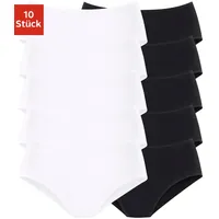 PETITE FLEUR Hüftslip PETITE FLEUR, Damen, Gr. 48/50, schwarz-weiß