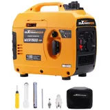 OOTDAY Stromerzeuger Inverter Generator 1200W Benzin Generator Notstromaggregat für Camping, 1,20 in kW gelb