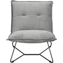 ed exciting design Sessel ED EXCITING DESIGN "Vico", grau (anthrazit), B:69cm H:76cm T:86cm, 92% Polyester, 8% Polyamid, Sessel, Sessel, mit Design-Gestell aus schwarzem Metall, in Cord