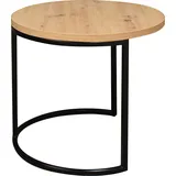 Mäusbacher Couchtisch rund braun Wildeiche 60 x 50,5 cm