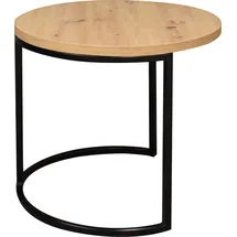 Mäusbacher Couchtisch rund braun Wildeiche 60 x 50,5 cm