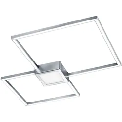 LED Deckenleuchte, Switch Dimmer, Nickel matt, L 65 cm