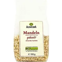 Alnatura Bio Mandeln gehackt 100g - Hochwertige Nüsse für Backen & Kochen