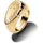 Pandora 164671C01 Ring für Damen Ovaler Siegelring mit Steinbesatz Goldfarben, 54/17,2