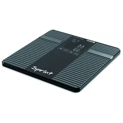 SPRINT Digitale Körperfettwaage Schwarz