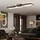 Homcom Deckenleuchte 43W Flach schwarz