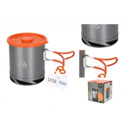 A. Blöchl Kochtopf »Kochtopf AB-X6 neu«, Aluminium (Set, Kochtopf mit Deckel) grau
