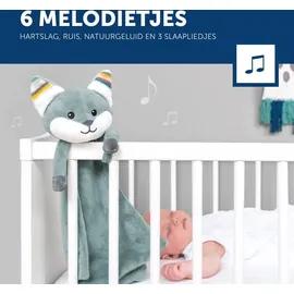 Zazu Baby Comforter VOS Felix Kuscheltuch Schmusetuch Waschbär - Grün