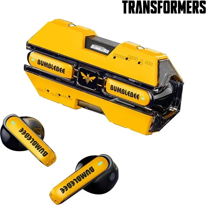 Transformers TF-T01 gelbes Bluetooth-Headset, Halb-In-Ear, lange Akkulaufzeit TF-T01 gelbes Bluetooth-Headset, Halb-In-Ear, lange Akkulaufzeit