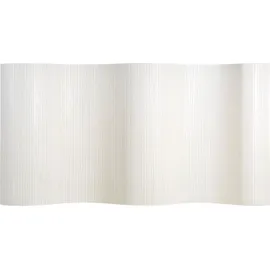 Homestyle4u Paravent Raumteiler in Weiß 250x145 cm 3141