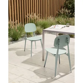 Beliani KATTAVIA Gartenstuhl 2er Set 0 x 0 x 0 cm mintgrün