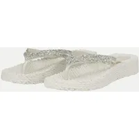 Flip Flop mit Platform Weiß 42