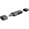 ICY BOX Speicherkartenleser USB 2 Kartenleser, Aluminium Gehäuse