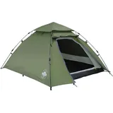 Lumaland Pop Up Camping Zelt | 2-3 Personen Kuppelzelt 215 x 195 x 120 cm| 4 Jahreszeiten Igluzelt | Outdoor Trekking & Festival Wurfzelt | Leicht, Wasserdicht & Robust [Grün]