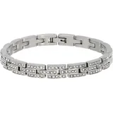 VIVANCE Edelstahlarmband elegance silberfarben Größe 18