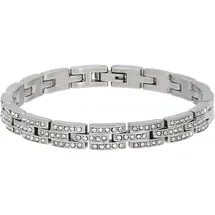 VIVANCE Edelstahlarmband elegance silberfarben Größe 18