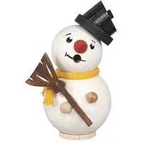 Saico Original Mini-Räucherfigur Schneemann 8 cm weiß