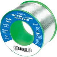 Logilink Lötdraht, Durchmesser: 1 mm, 0,7% Kupfer, 100g