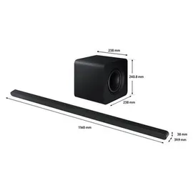 Samsung HW-S810D Schwarz/Silber